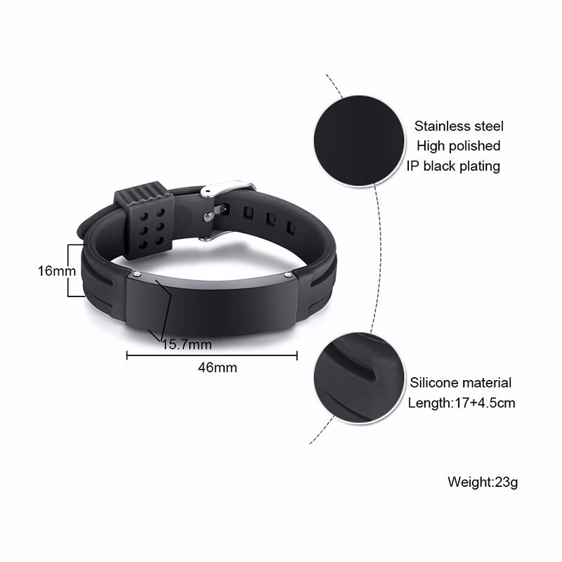 ส่วนบุคคลสร้อยข้อมือซิลิโคนสีด - Silicone Band Replacement บทวิจารณ์และราคา