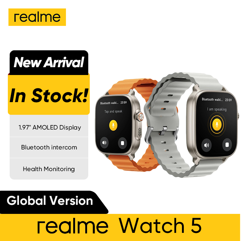 realme watch 5 รุ่น Global หน้ - Smartwatch Face บทวิจารณ์และราคา
