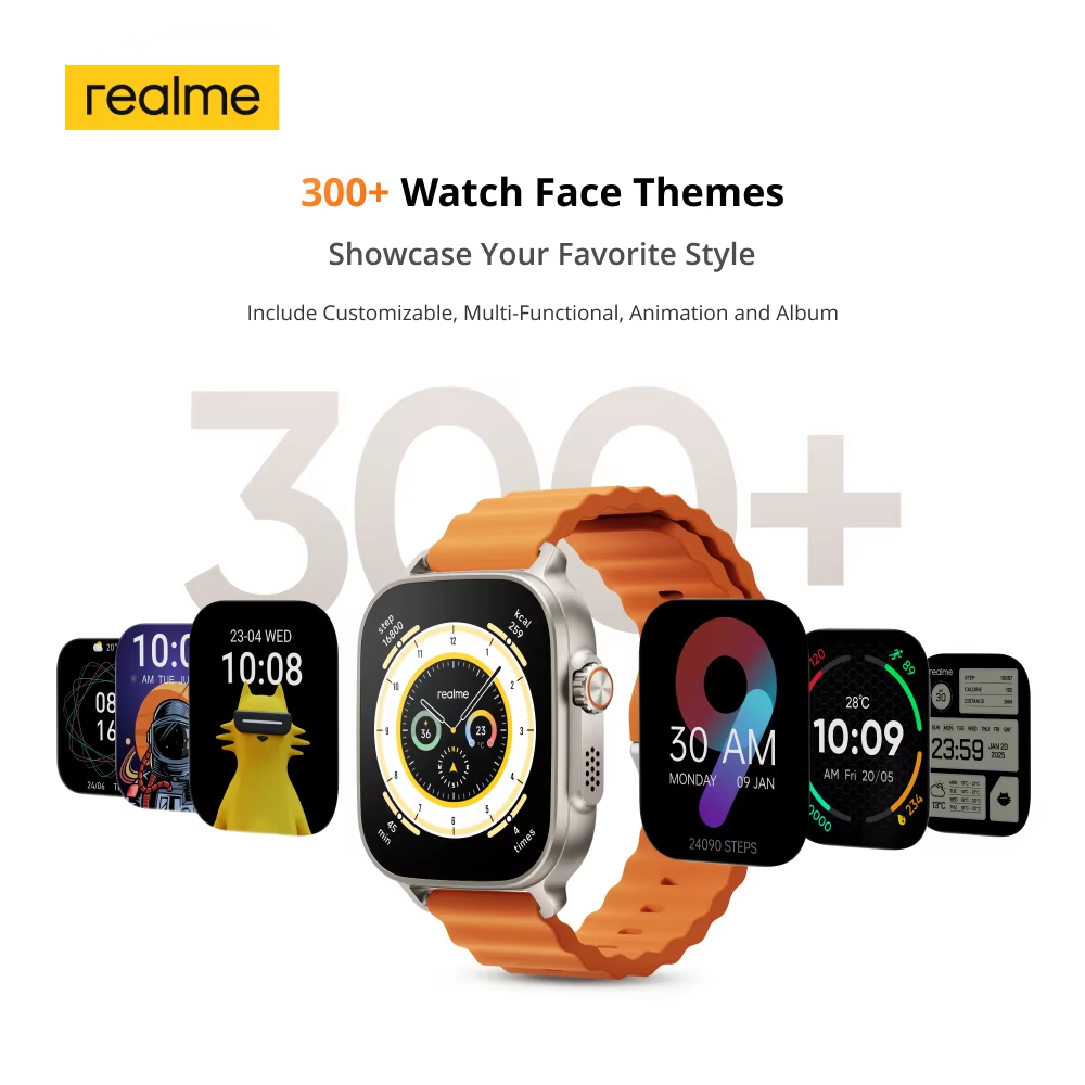 realme watch 5 รุ่น Global หน้ - Smartwatch Face บทวิจารณ์และราคา