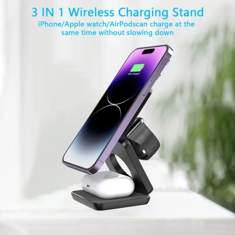 แท่นชาร์จไร้สายแม่เหล็กแบบพับไ - Watch Charger Cable บทวิจารณ์และราคา