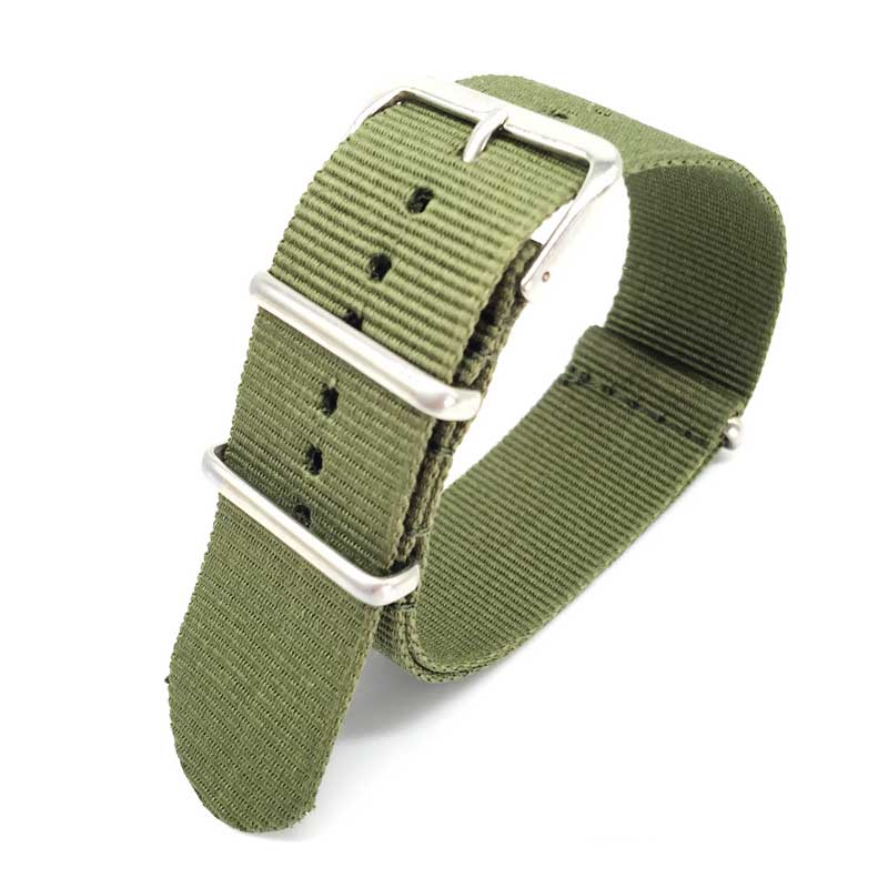 ผ้าใบสําหรับไนลอนสายนาฬิกานาฬิ - Nylon Nato Strap บทวิจารณ์และราคา
