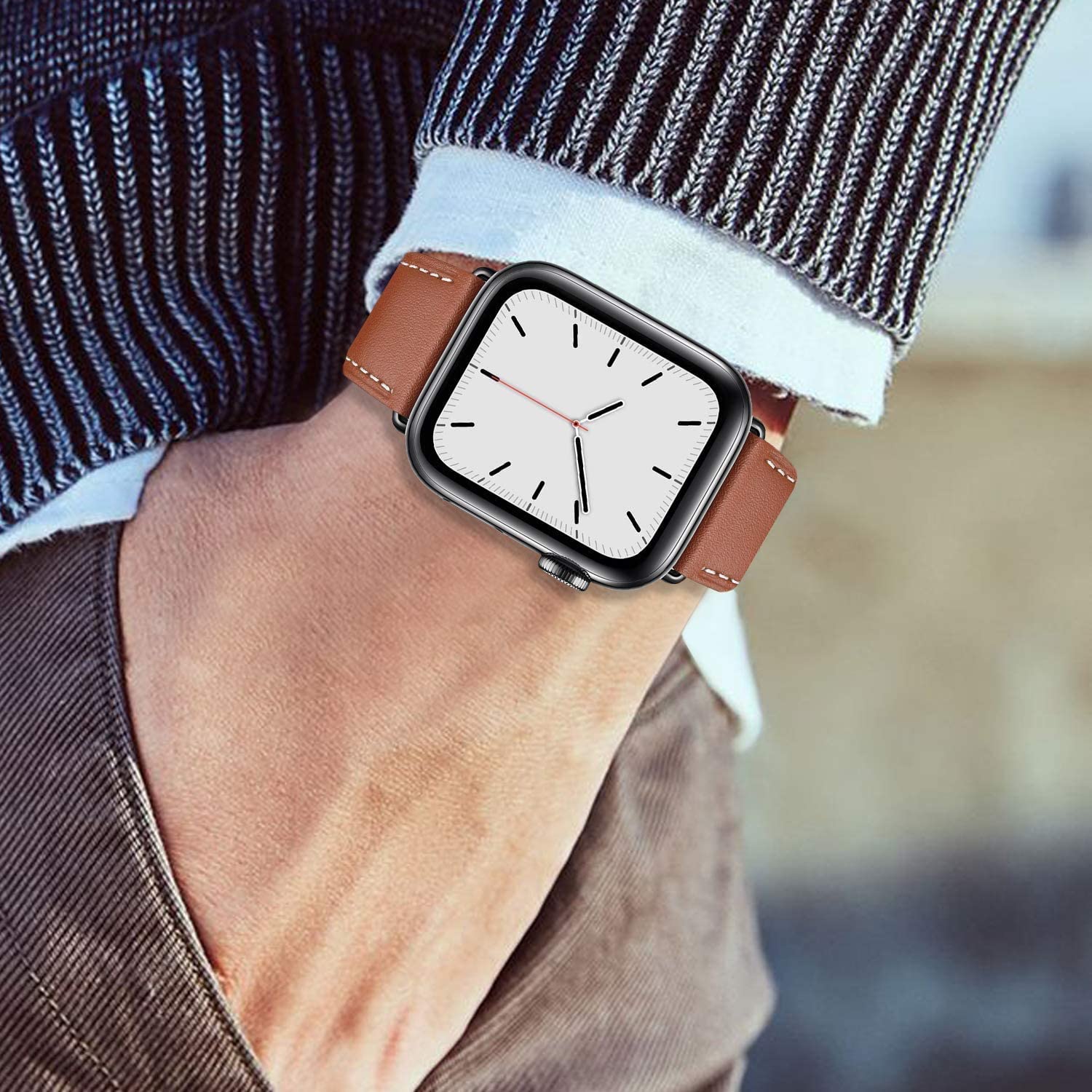 สายหนังสำหรับสายนาฬิกา Apple - Smartwatch Watch Accessories For Women บทวิจารณ์และราคา
