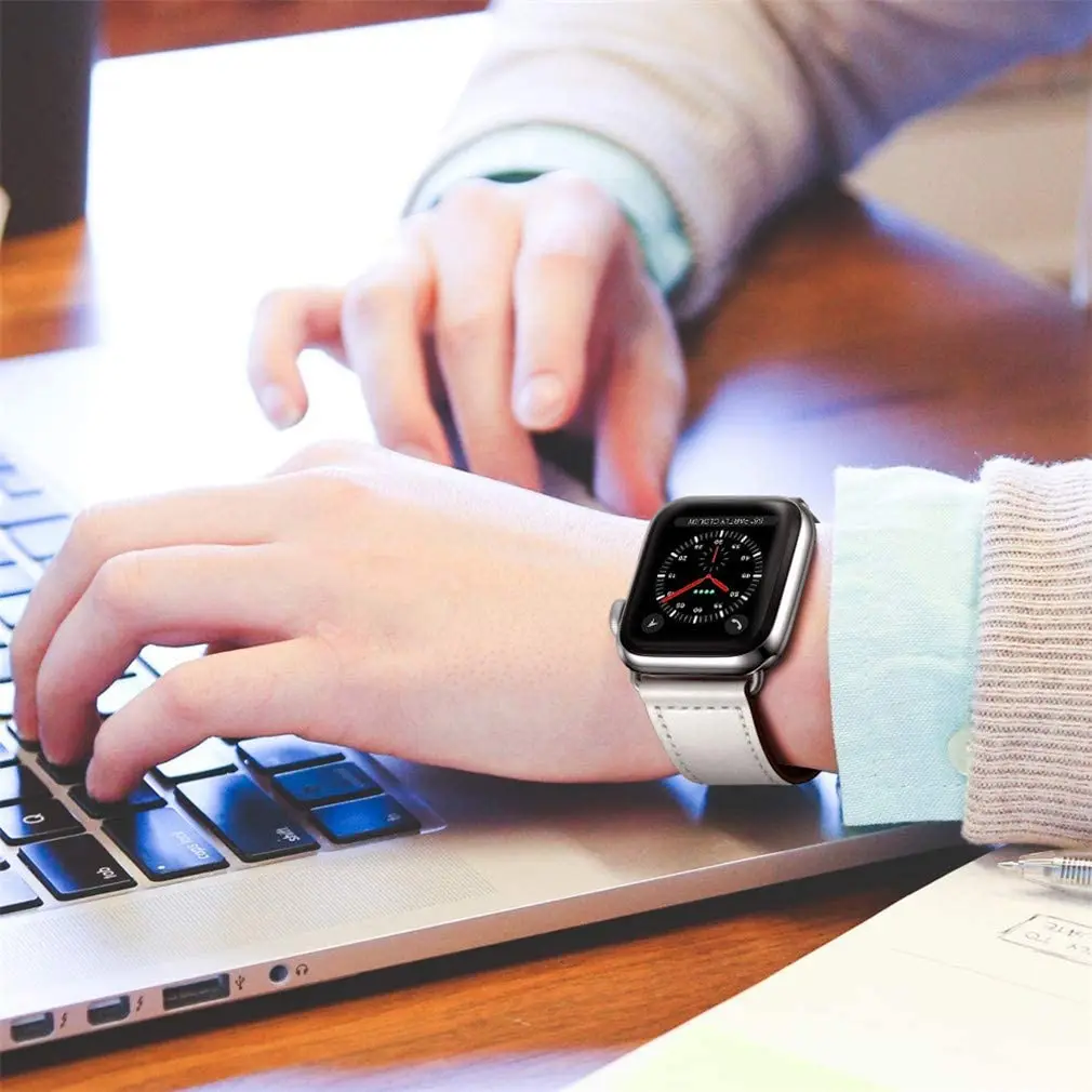 สายหนังสําหรับ Apple Watch Ult - Smartwatch Watch Accessories For Women บทวิจารณ์และราคา