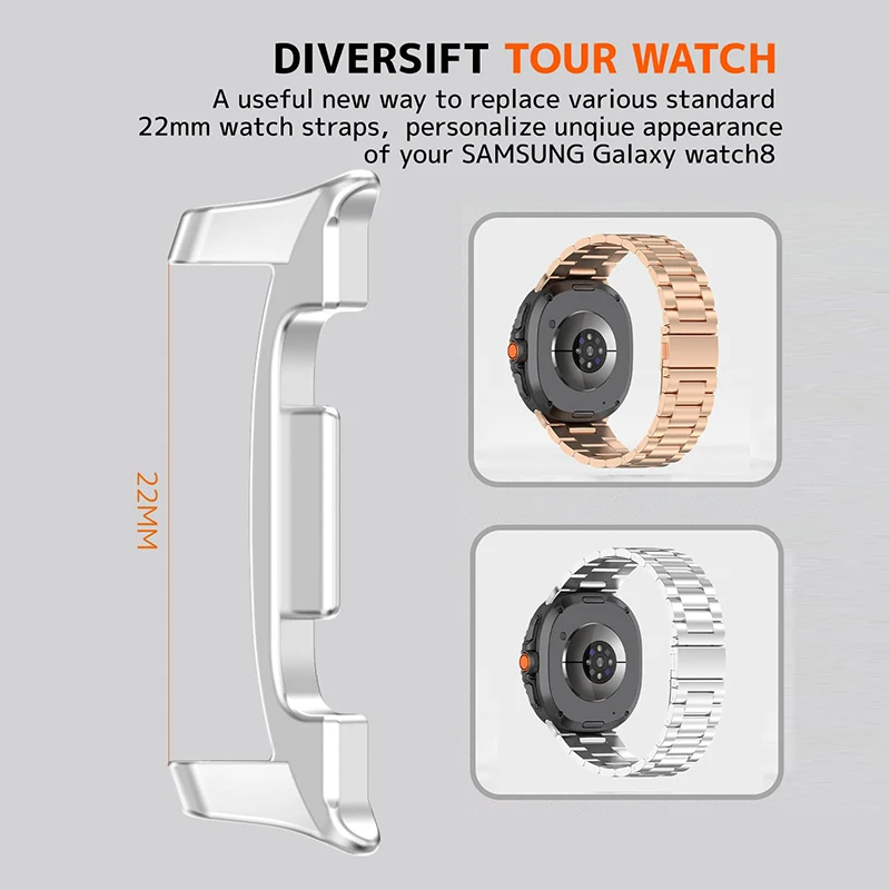 22 มม.สําหรับ Samsung Watch 8/ - Smartwatch Band Accessories บทวิจารณ์และราคา