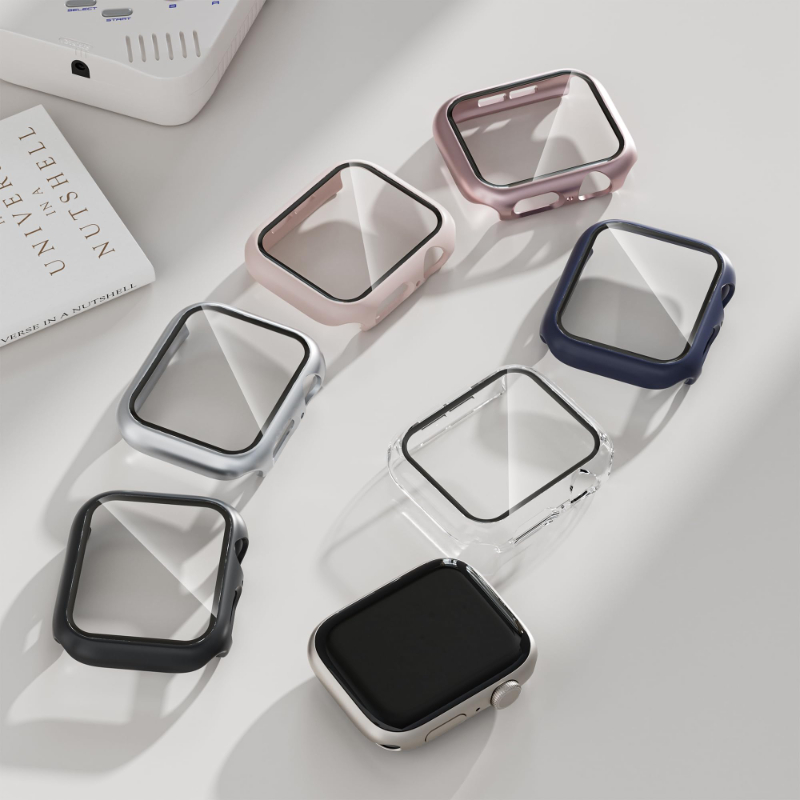 2PCS กระจกนิรภัย + เคสสำหรับแอ - Smartwatch Band Accessories บทวิจารณ์และราคา