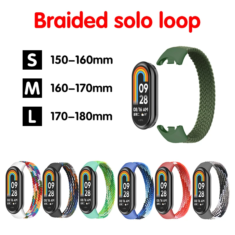 สําหรับMi band 7 8 6 5 ไนลอนSo - Xiaomi Smartwatch Accessories บทวิจารณ์และราคา