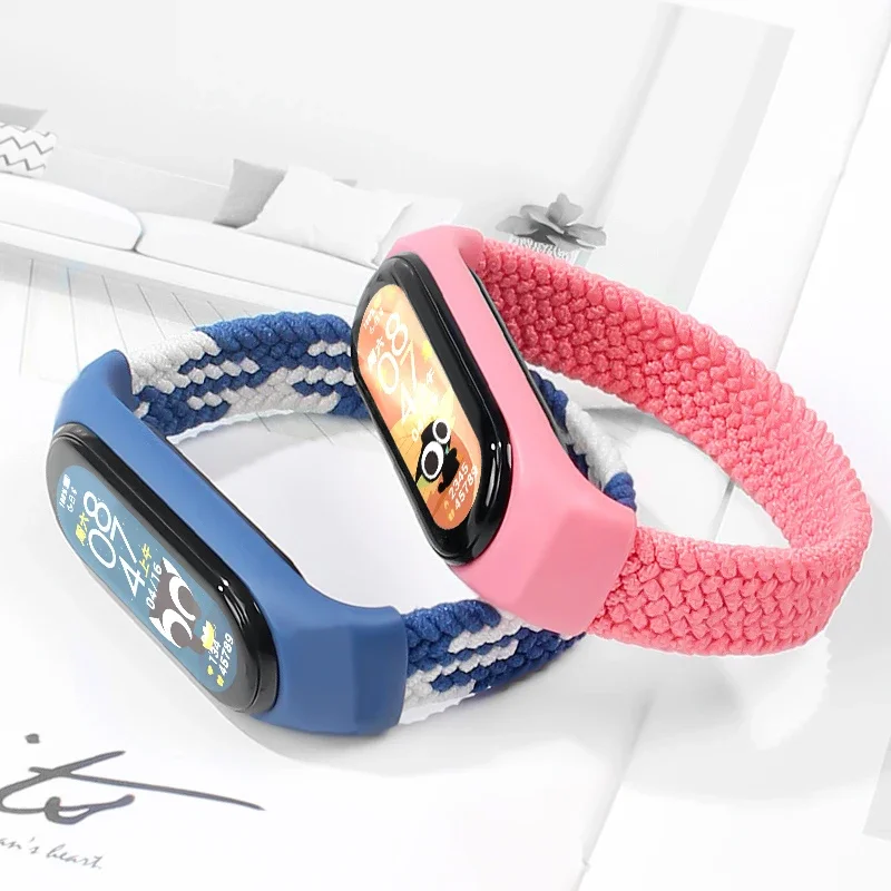 สําหรับMi band 7 8 6 5 ไนลอนSo - Xiaomi Smartwatch Accessories บทวิจารณ์และราคา