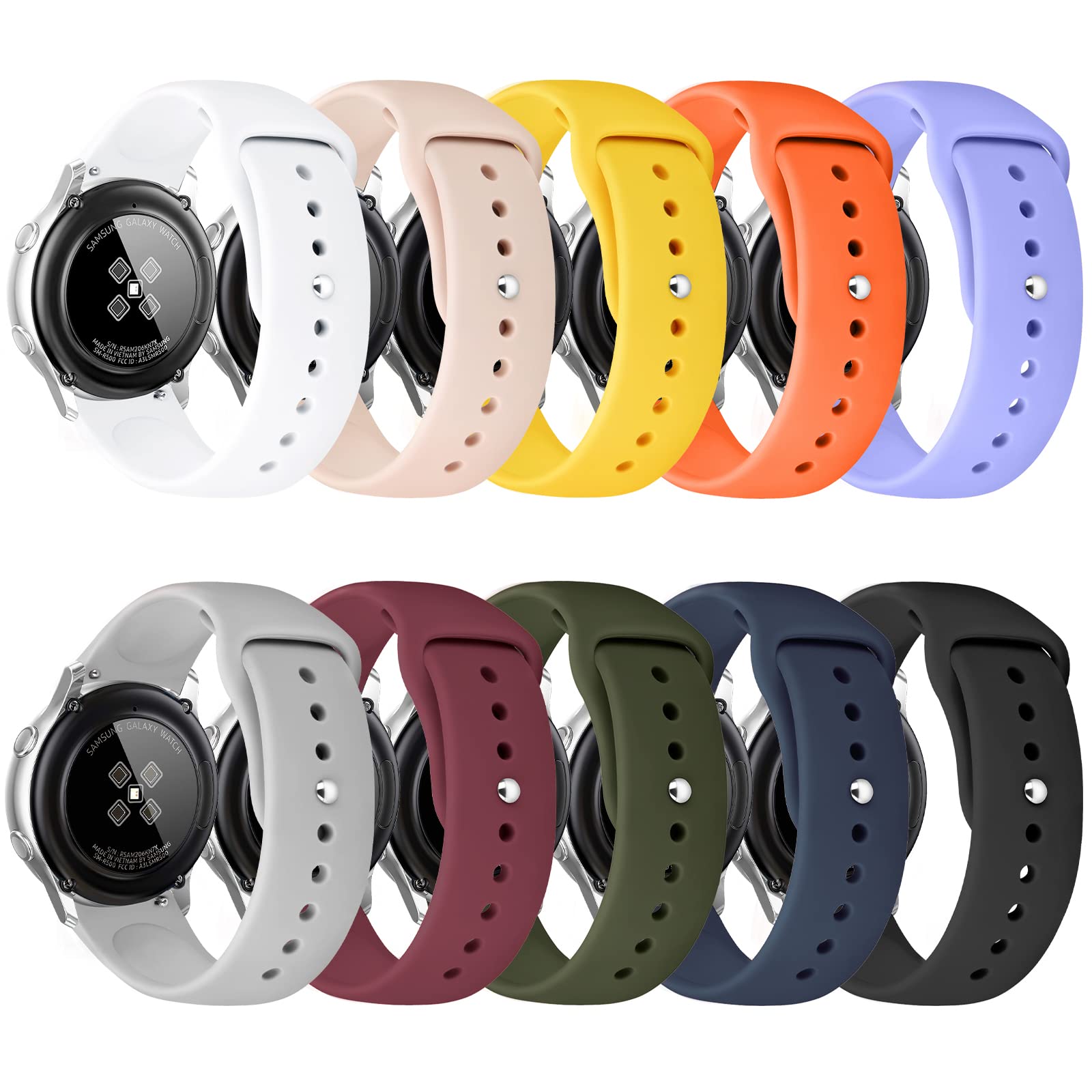 20มม.22มม.สําหรับSamsung Galax - Titan Smartwatch Accessories บทวิจารณ์และราคา
