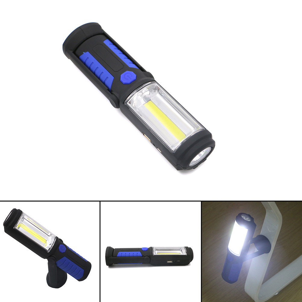 ไฟฉายพกพาแบบชาร์จ USB 1Cob พร้ - Magnetic Charging Stand บทวิจารณ์และราคา
