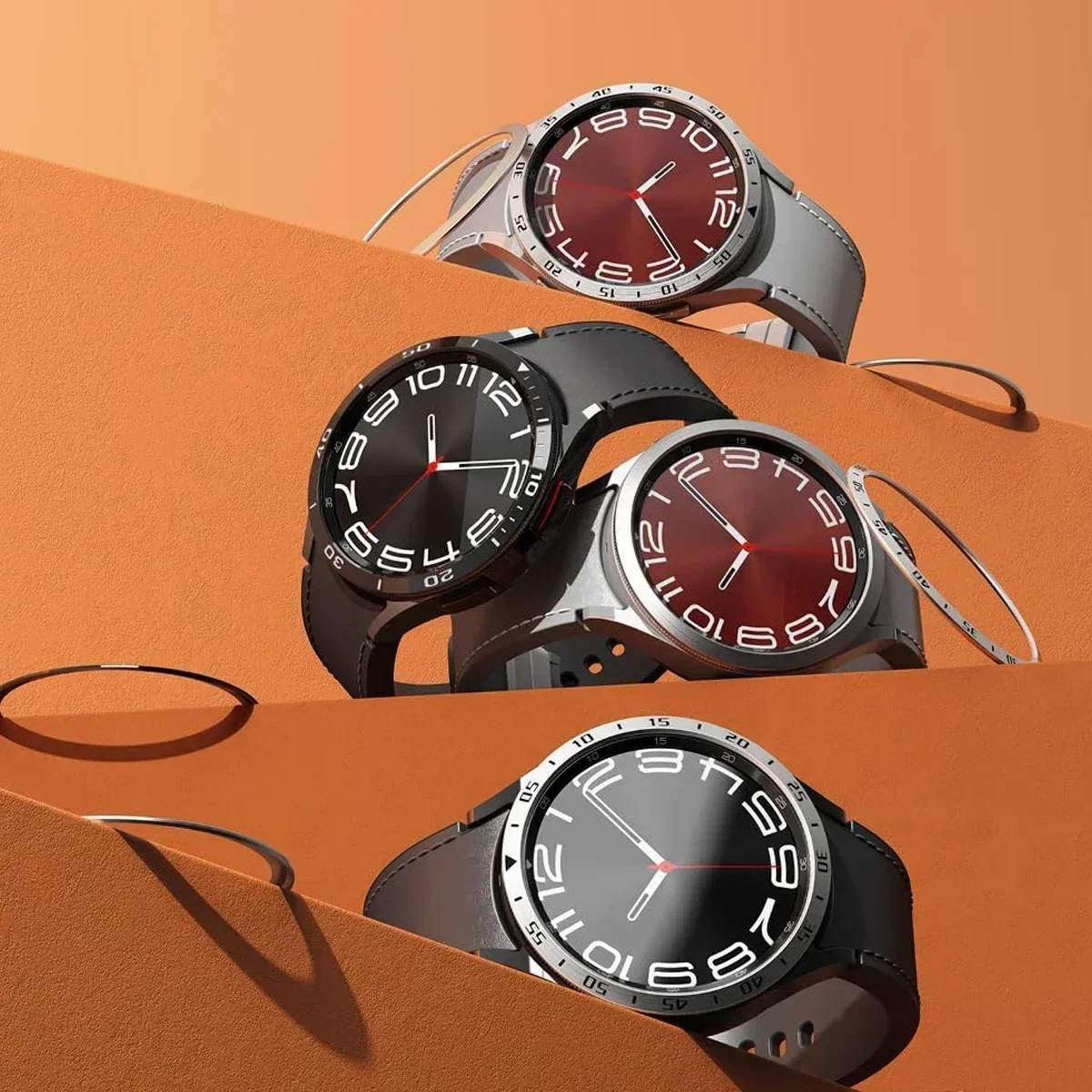 แหวนกรอบโลหะสำหรับ Samsung Gal - Smartwatch Band Accessories บทวิจารณ์และราคา