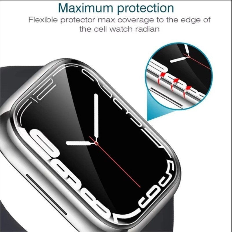 6 ชิ้นฟิล์มป้องกันหน้าจอสำหรับ - Smartwatch Case บทวิจารณ์และราคา